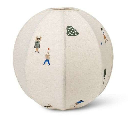 ferm LIVING The Park Skjerm Embroidered Textile ferm LIVING The Park Skjerm Embroidered Textile