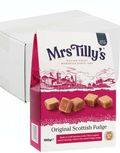 6 stk Mrs Tilly Original Scottish Fudge / Myke Karameller   Hel Eske