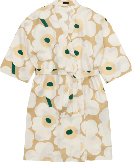 Marimekko Home Unikko Home Robe Beige S/M Marimekko Home Unikko Home Robe Beige S/M