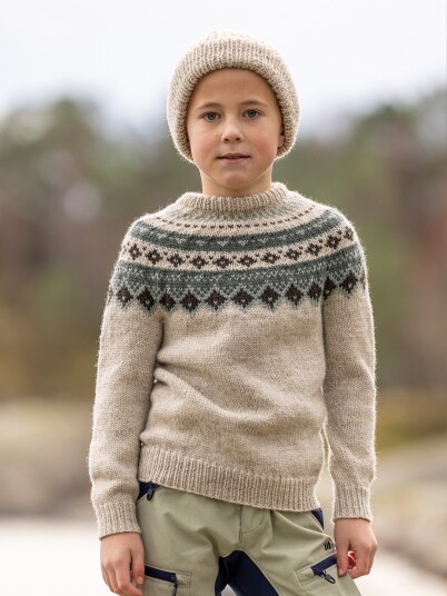 Viking Garn 2525 1b Fjellbris genser