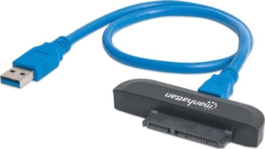 Manhattan Usb 3.0-Adapter [1X Usb 3.2 Gen 1 Stik A (Usb 3.0) - 1X Sata-Kombi-Stik 15+7-Pol.] Manhattan