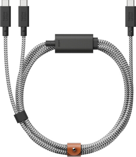 Native Union Belt Cable 140W Usb-C Til Usb-C 2 M Zebra Native Union Belt Cable 140W Usb-C Til Usb-C 2 M Zebra