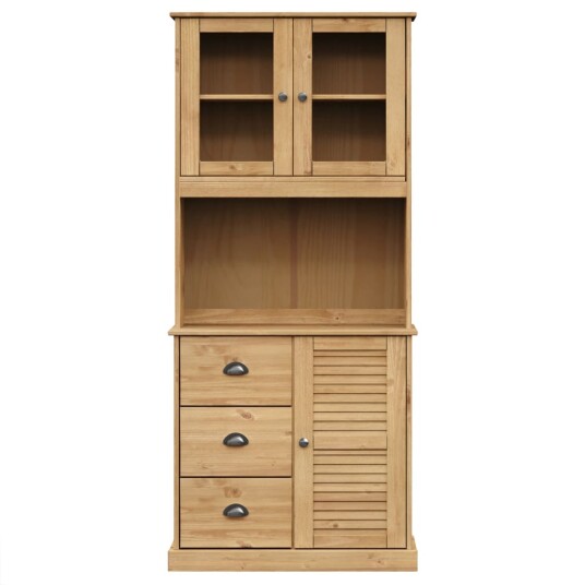 vidaXL Highboard VIGO 78x40x175 cm heltre furu vidaXL Highboard VIGO 78x40x175 cm heltre furu