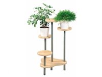 Kesper 17277 Lagdelt plantestativ Grå Tre Innendørs 5 hyller 645 mm 460 mm