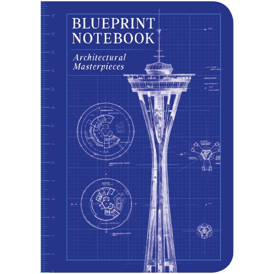 Books Blueprint Notebook: Architectural Masterpieces