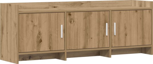 TV skap 130 x 33 x 47 cm Artisan eik Konstruert tre TV skap 130 x 33 x 47 cm Artisan eik Konstruert tre