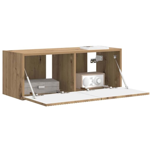 TV Veggskap Kunstnerisk Eik 60 x 31 x 29.5 cm Konstruert tre