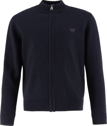 Emporio Armani Cardigan   Strikk   Bomull/Ull   Blue Navy   Emporio Armani   8 år 128   Cardigan   Blå