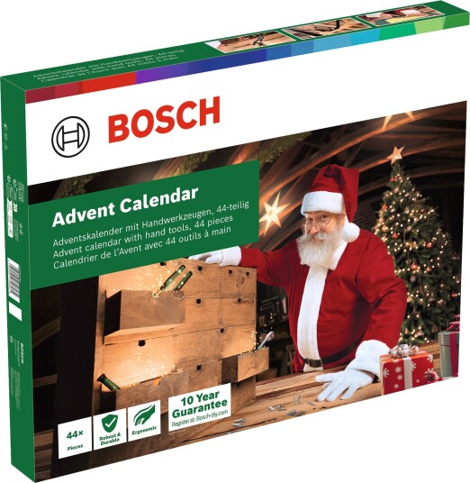 Bosch DIY   Verktøysett Julekalender 2026 – 44 delers Gjør det selv verktøysett