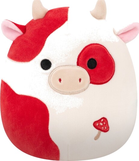 Squishmallows Kosedyr   19 cm   Claudio   Squishmallows   OneSize   Kosedyr Hvit Rød