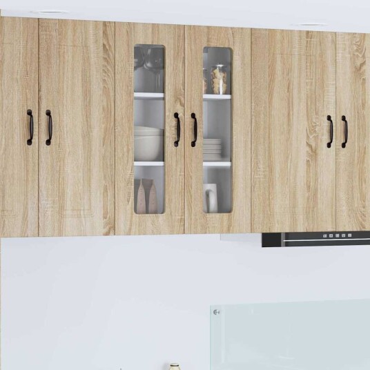  Kjøkkenskap med hylle Sonoma eik 60 x 31 x 80 cm Konstruert tre