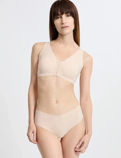 Etam Pure Fit Post Op Bralette Cream XL