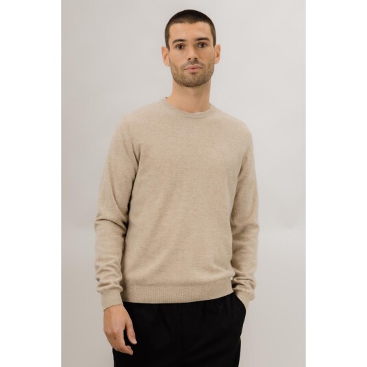 Arthur Sweater Light Sand M Merino crewneck