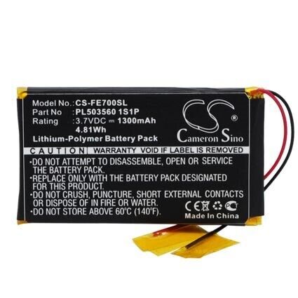 Fiio EO7K batteri (1300 mAh 3.7 V)