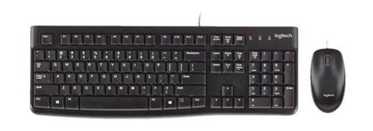Logitech Desktop MK120 - Tastatur & Mussett - Spansk