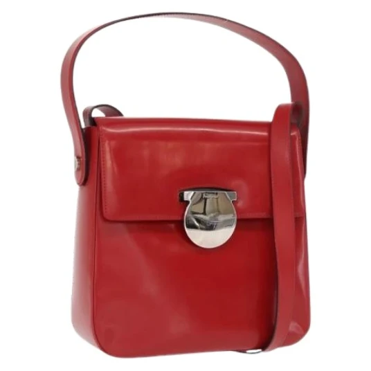 Salvatore Ferragamo Pre-owned Dame Pre-owned Rød