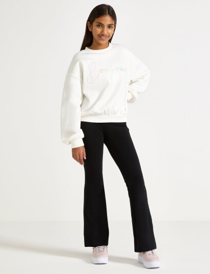 Lindex Trousers Yoga Black 128