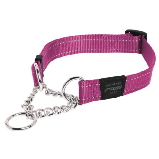 Rogz Utility Halvstrup m/refleks (flere farger) Rosa L-20MM 40-56CM