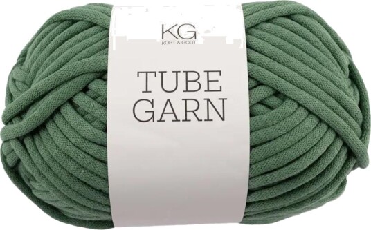 Kort og Godt Tubegarn 4mm Grønn 7828, 100g