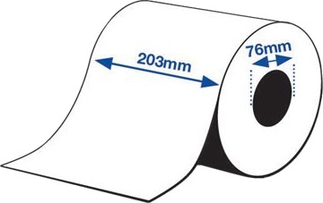 Epson Premium Polypropylen Pp Matt Permanent Akryl Adhesiv Rull A4 21 Cm X 55 M 4 RullEr BokSammenhengende Etiketter