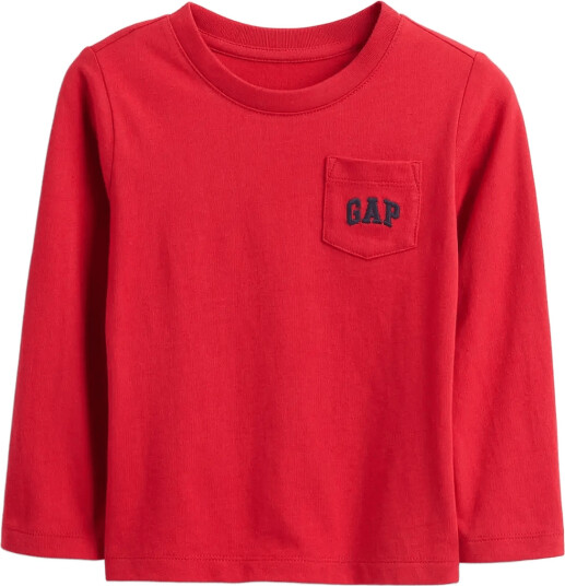 GAP Baby & Toddler Logo Pocket T Shirt Red 80/86