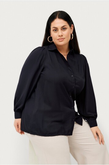 Ellos Plus Collection Bluse Anny Svart