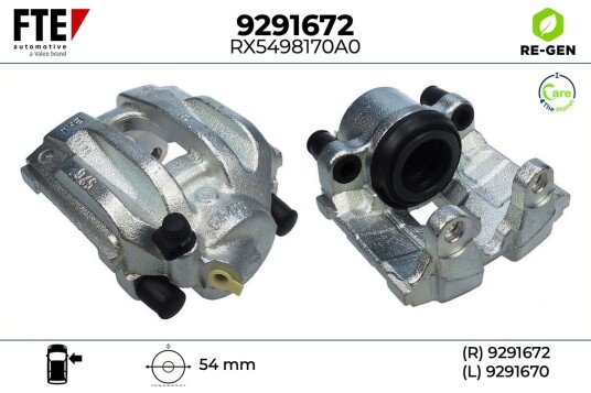FTE 9291672 Bremsecaliper FTE 9291672 Bremsecaliper