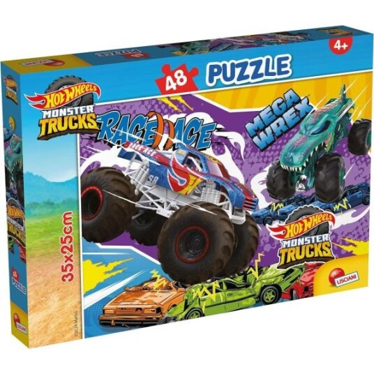 Lisciani Puslespill 48 Brikker Hot Wheels Monster Truck