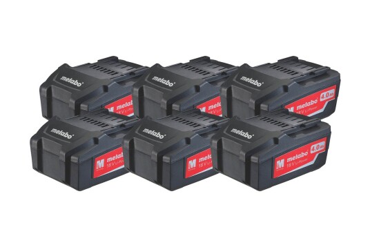 Metabo Batterisett Li-Power 18V 4,0Ah 6 Stk