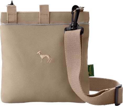 Hunter Snackbag Alva med skulderrem Polyester Beige for Hund
