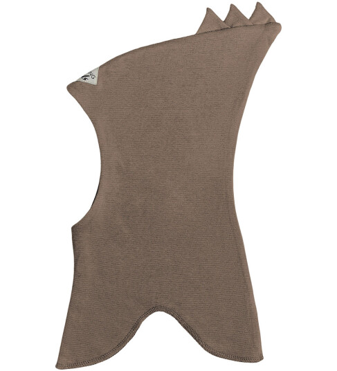 Racing Kids Balaclava 2 lags Brown Birch Bark m. Takk 2 4 år 92 104 Balaclava dobbel Brun