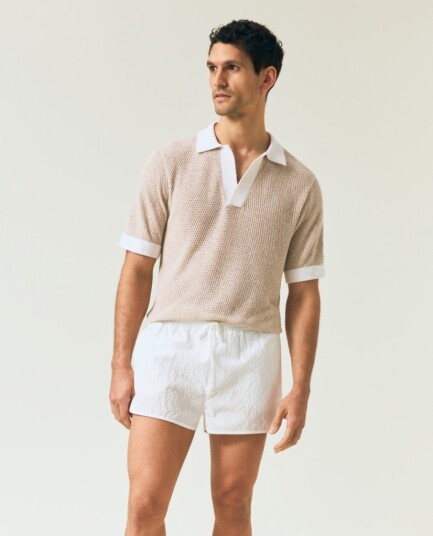 Lexington Clothing Riviera Polo Shirt - Beige - M