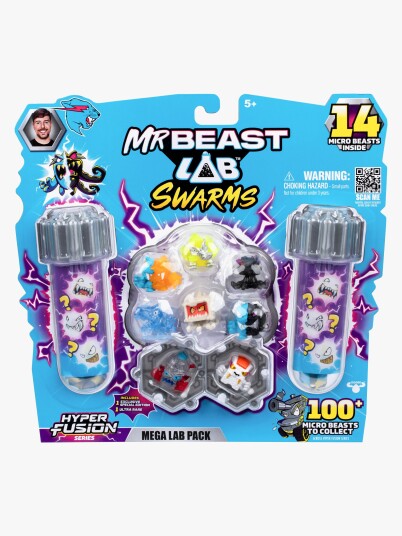 Beast Lab Swarms Samlefigurer Hyper Fusion 14 Pakk