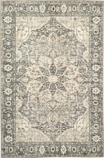 Flatvevd teppe Alvand svart Størrelse: 190 x 280 cm