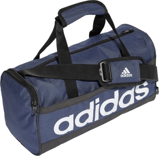 adidas Linear Duffel Bag XS duffel bag SHANAV/BLACK/WHITE adidas Linear Duffel Bag XS duffel bag SHANAV/BLACK/WHITE