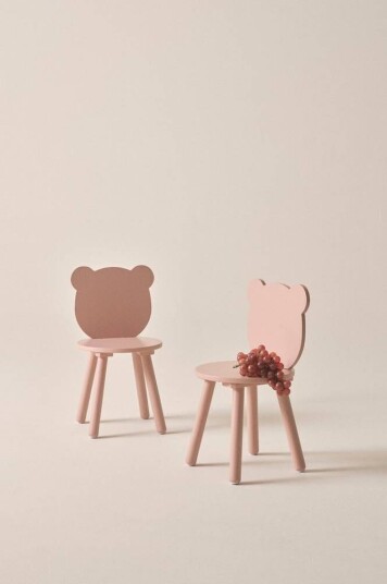 Beary BEARY barnestol 2-pk Lys rosa 1744243-01-0 1651141-01-0
