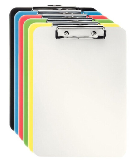 Esselte Vivida Utklippstavle For A4 Kapasitet: 80 Ark Assortert Translucent