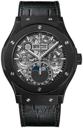 Hublot Herreklokke 547.CX.0170.LR Classic Fusion Skjelettkuttet/Gummi Hublot Herreklokke 547.CX.0170.LR Classic Fusion Skjelettkuttet/Gummi
