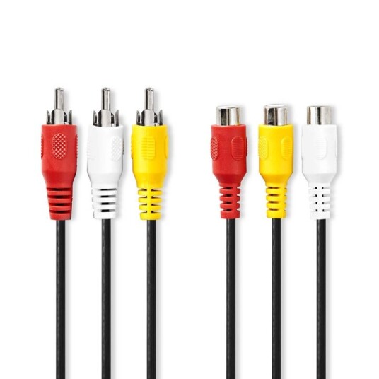Nedis video / audio cable - composite video / audio - 5 m Nedis video / audio cable - composite video / audio - 5 m