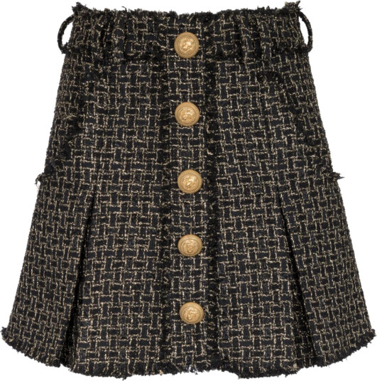 Balmain Dame Skjørt Svart M, Balmain Dame Skjørt Svart M,