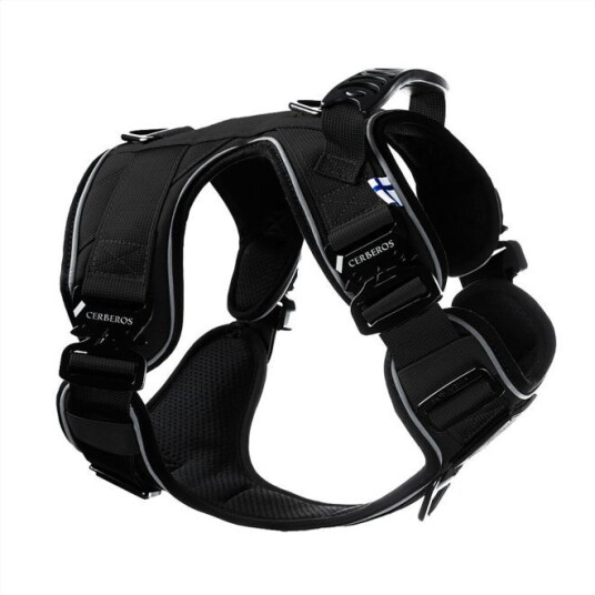 Cerberos Active Hundesele Svart (Xxl)