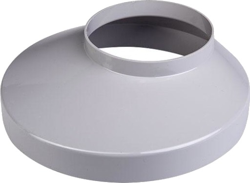 Plastmo kumkrage Ø75x150mm, grå gray 75x150 mm