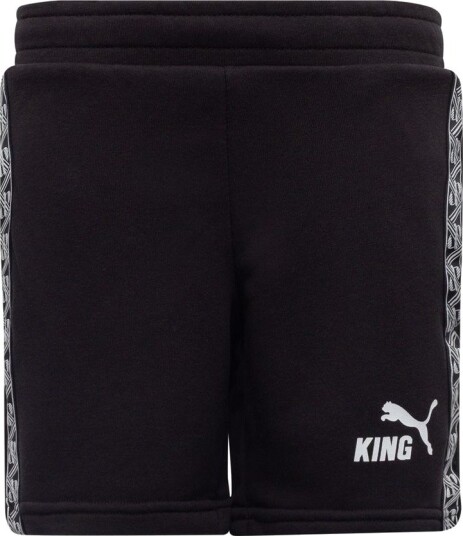 PUMA Treningsshorts Teamking PUMA Svart/PUMA White Barn størrelse 164 cm
