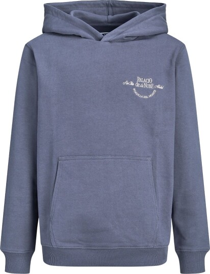 Jack & Jones Hettegenser JorChamberi Krone Blue Jack & Jones 12 år (152) Hettegenser Blå Marineblå