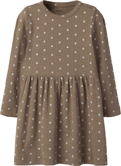 Name It Nmflona Ls Dress Brown 92
