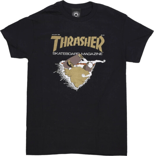 Thrasher Herre Topper Svart M,