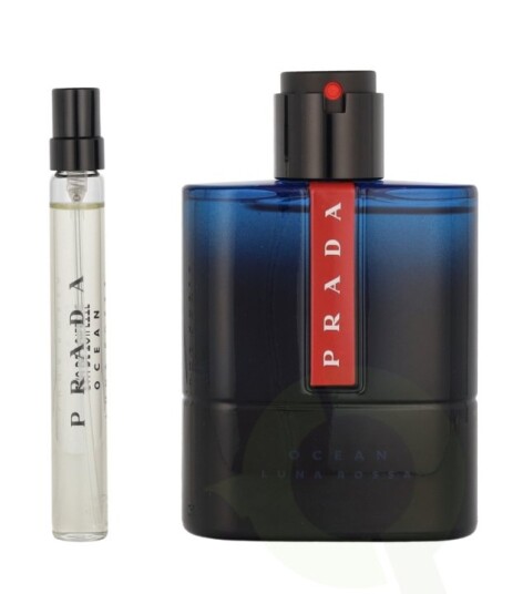 Prada Luna Rossa Ocean Set 110 ml Eau De Toilette Spray 100ml Eau De Toilette Spray 10ml