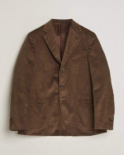 Caruso Aida Corduroy Blazer Dark Brown
