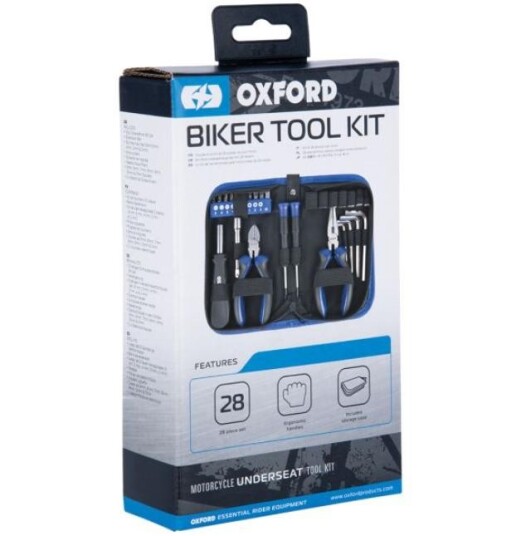 Oxford OX771 28-delt Verktøysett med Kompakt Veske Oxford OX771 28-delt Verktøysett med Kompakt Veske