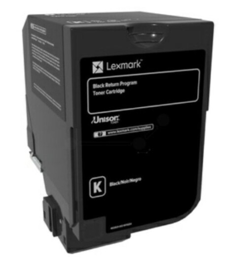 Lexmark CS 720 BK return Toner - 74C2SK0 Original - Svart 7000 sider Lexmark CS 720 BK return Toner - 74C2SK0 Original - Svart 7000 sider